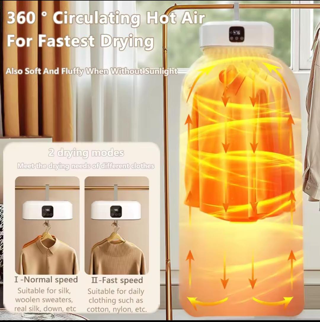Portable Clothing Dryer Folding