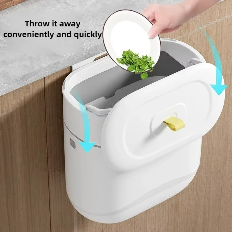 26cm Large Diameter Hanging Kitchen Trash Can