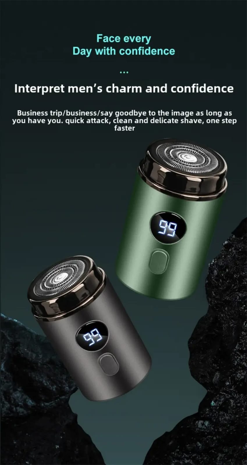 Men's electric mini shaver